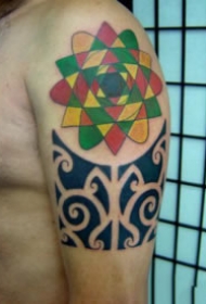 一组个人信仰的图腾纹身图片