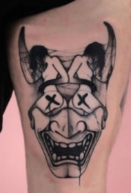 干干净净的18张黑灰插画风纹身图案