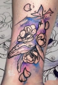 18组好看的鲸鱼刺青图片欣赏