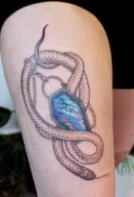 26组宝石主题的创意纹身图案+宝石,钻石缩略频道推荐图