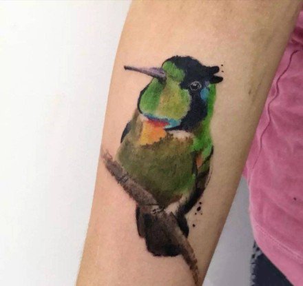 一组别致的暗水彩纹身图案