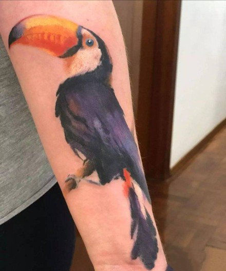 一组别致的暗水彩纹身图案