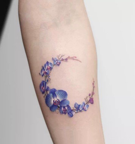 27张好看的小清新彩色纹身图案