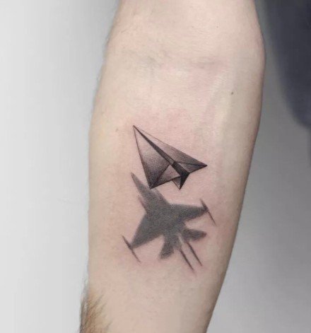 27张好看的小清新彩色纹身图案