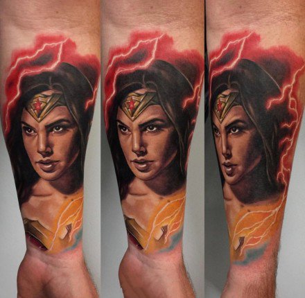 纹身与电影相结合的一组作品欣赏