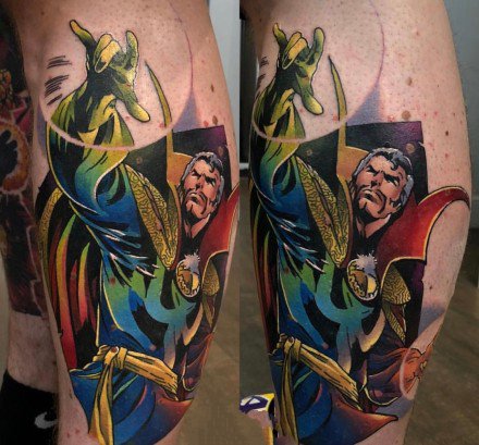 纹身与电影相结合的一组作品欣赏