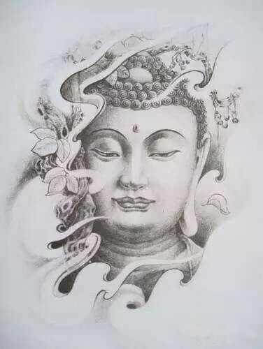 32组如来佛祖等佛像纹身手稿图案