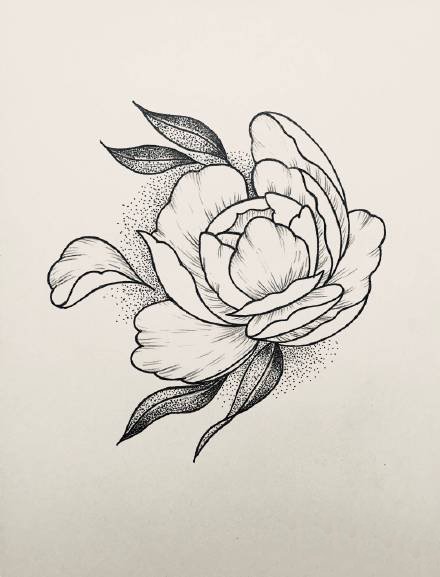 39组创意设计黑灰纹身手稿素材