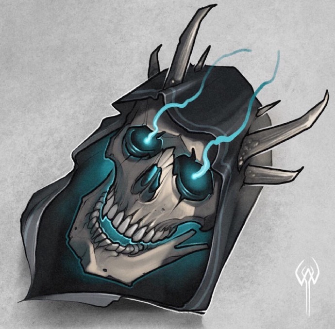 27组创意newschool暗彩色纹身手稿图案