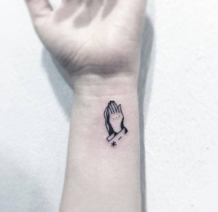 极简风格的黑色小清新纹身作品18张