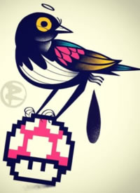 41组school彩图纹身手稿图片