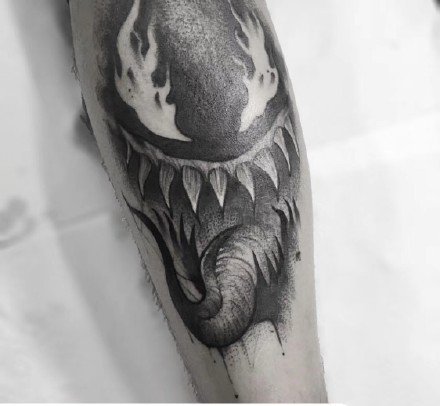 电影毒液的暗黑纹身图案欣赏