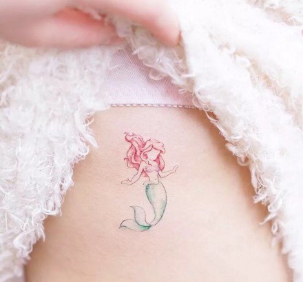 25张漂亮的女生小清新纹身图案