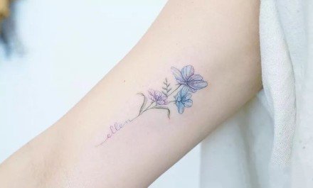 25张漂亮的女生小清新纹身图案