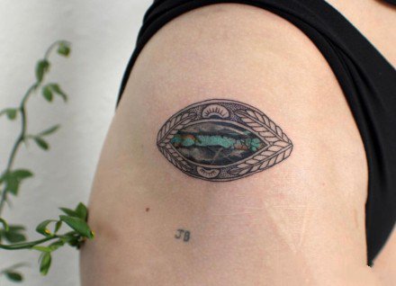 26组宝石主题的创意纹身图案+宝石,钻石