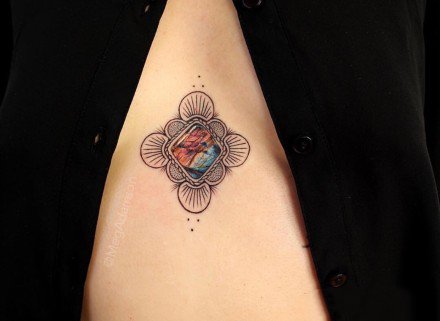 26组宝石主题的创意纹身图案+宝石,钻石