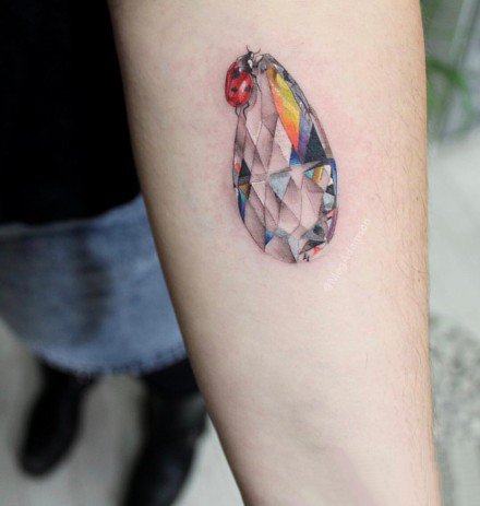 26组宝石主题的创意纹身图案+宝石,钻石