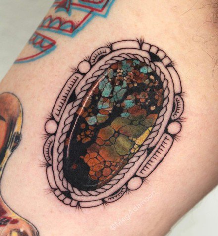 26组宝石主题的创意纹身图案+宝石,钻石