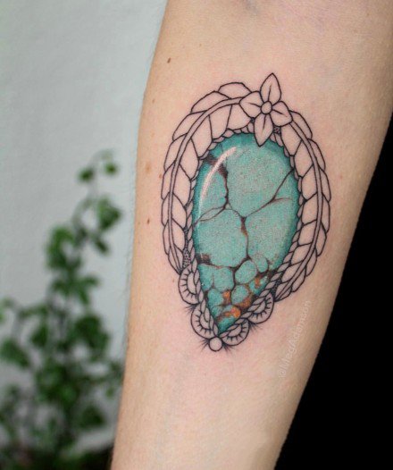 26组宝石主题的创意纹身图案+宝石,钻石