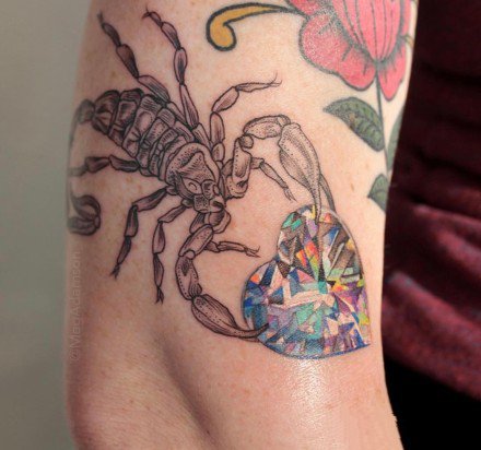 26组宝石主题的创意纹身图案+宝石,钻石