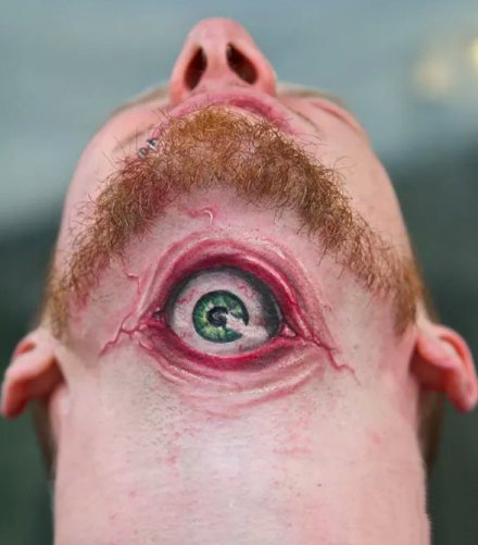 很逼真的3D立体真实纹身图案