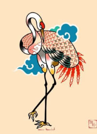 45张日式传统小图纹身手稿图案