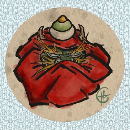 45张日式传统小图纹身手稿图案