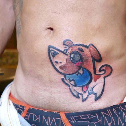 35组水彩与时尚元素结合的纹身图案