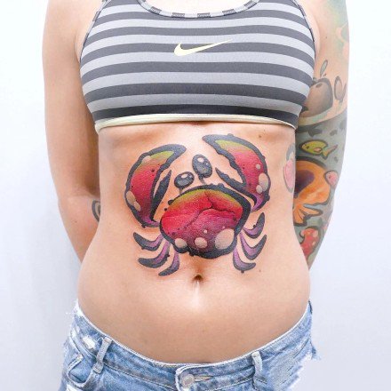 35组水彩与时尚元素结合的纹身图案