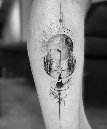 18张适合小臂的几何点刺设计纹身图案