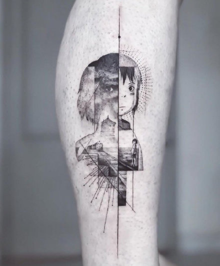 18张适合小臂的几何点刺设计纹身图案