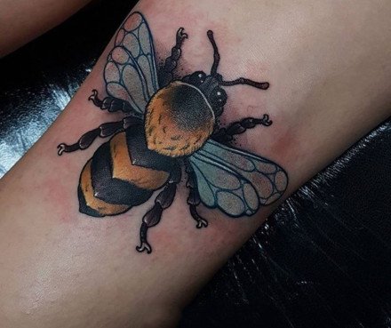 一组昆虫甲虫的纹身图案欣赏