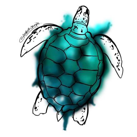 41组炫彩色动物等水彩纹身手稿图案