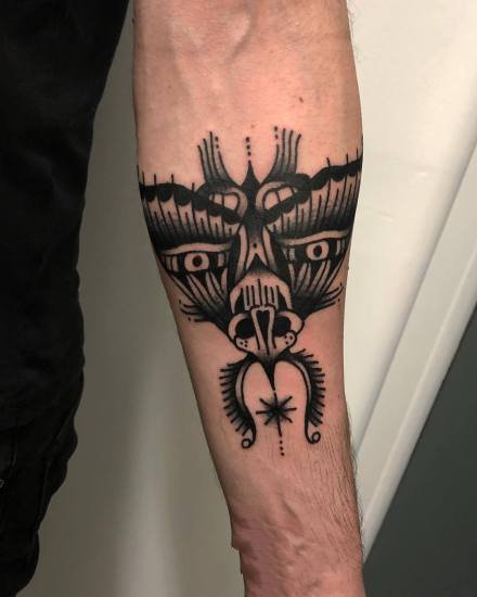 36张手臂上的黑灰小纹身图案