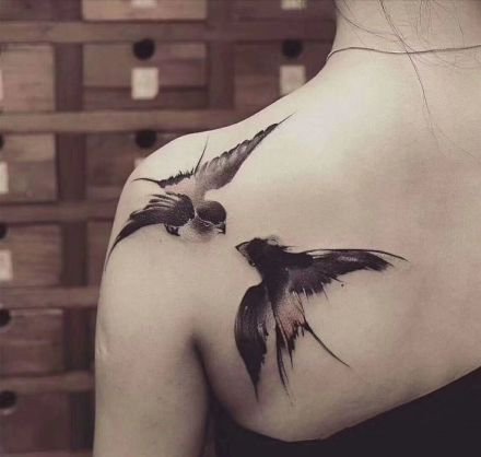 17张水墨中国风纹身图案作品欣赏