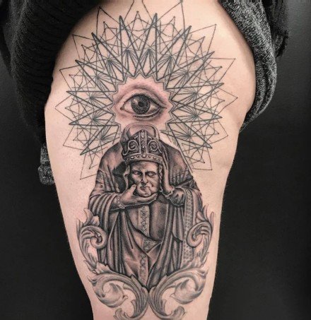 一组眼睛主题的纹身图案欣赏