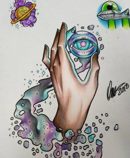 一组眼睛主题的纹身图案欣赏