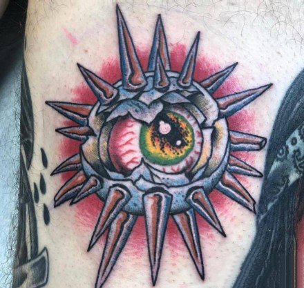 一组眼睛主题的纹身图案欣赏