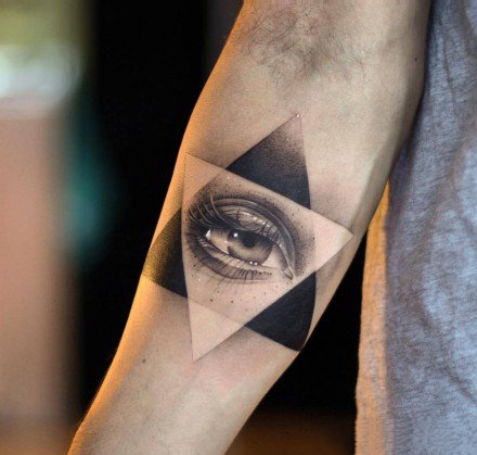 一组眼睛主题的纹身图案欣赏