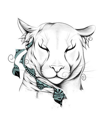 36组动物线条创意设计手稿图案