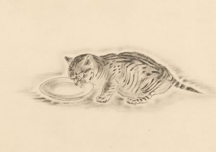 可爱小猫的神态图纹身手稿赏析