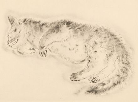 可爱小猫的神态图纹身手稿赏析