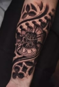 欧美写实风格的经典手臂纹身作品