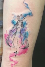 27组水彩色的小清新纹身图案
