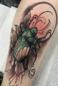 一组昆虫甲虫的纹身图案欣赏缩略频道推荐图