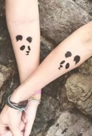 16组情侣恋人成对的好看小清新纹身欣赏