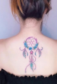 适合女生的好看淡雅清新纹身作品