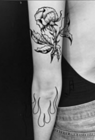 黑灰的17张小图纹身图片