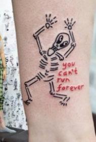 可爱的的一组涂鸦风格小纹身图片