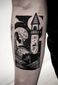 18组暗黑色的纹身作品图片欣赏